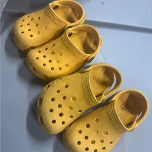 Yellow Kids Clogs